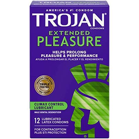 numbing condoms trojan